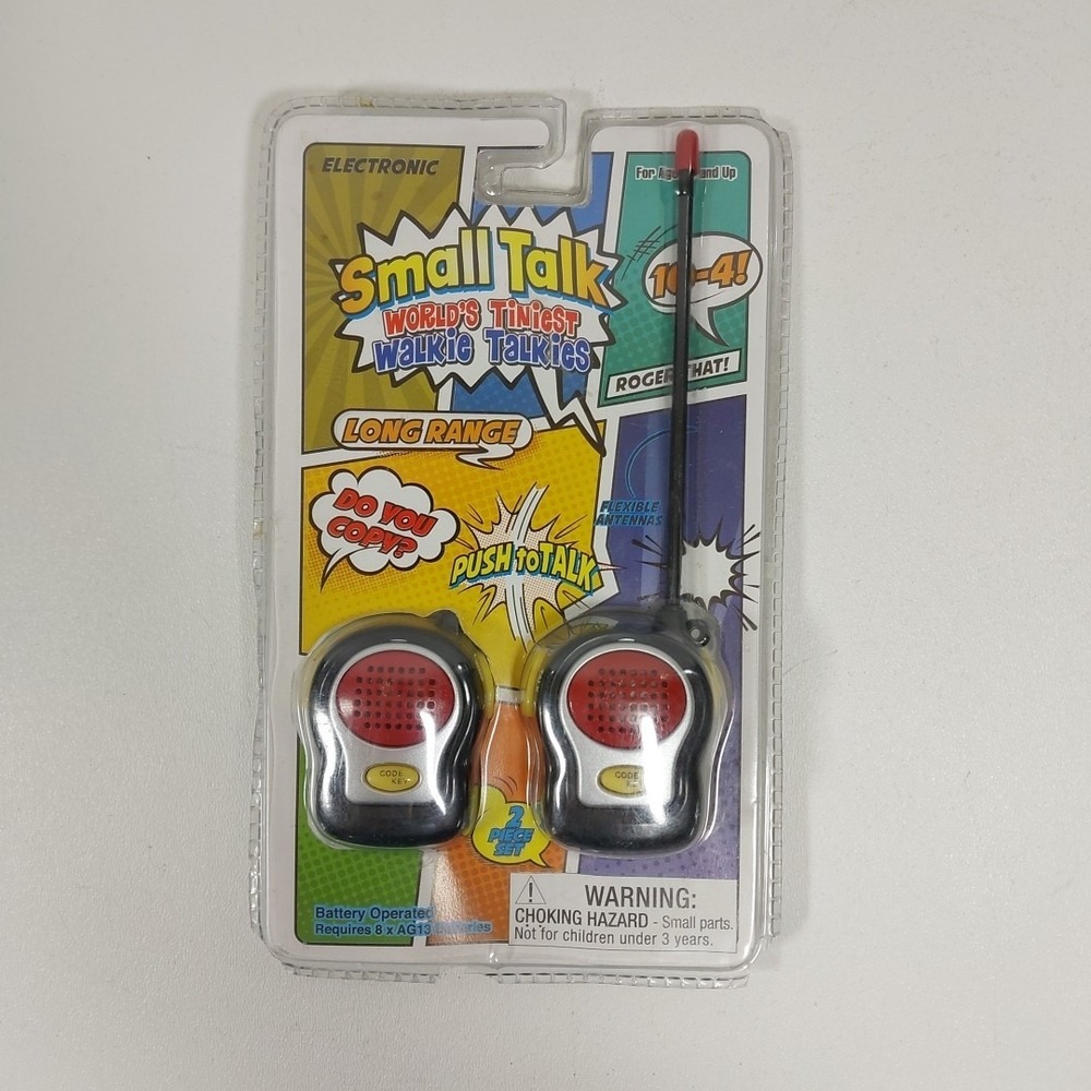 Worlds Tiniest‎ WALKIE TALKIES Miniature Small Talk